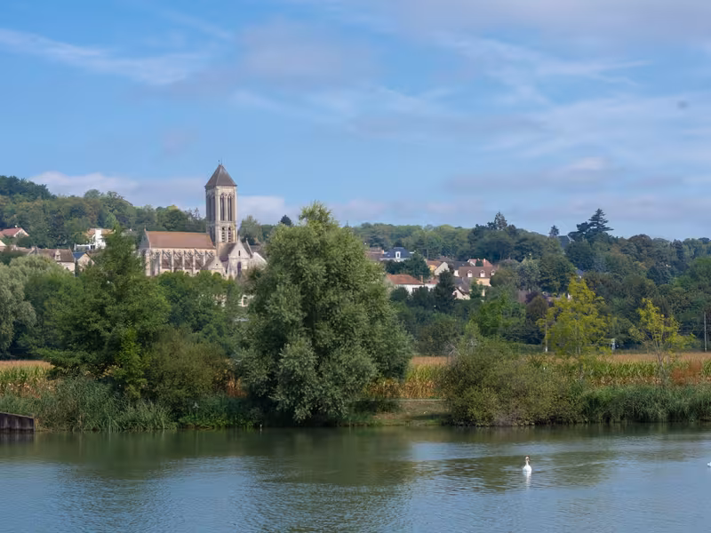 Vue sur-Champagne-sur-Oise depuis L'Isle-Adam
