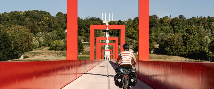 Passerelle de Cergy - Axe majeur