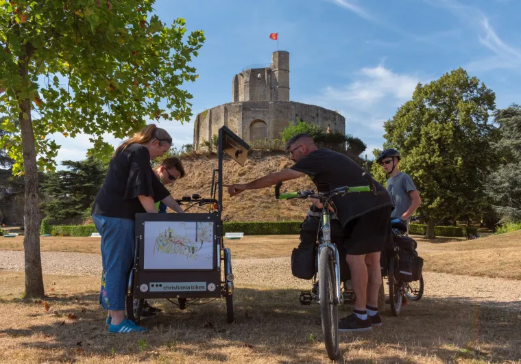 Visite du château de Gisors