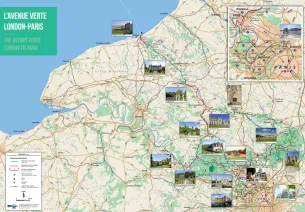 A detailed map of the cycle route